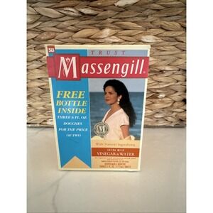 Vtg 90s Massengill Douche~Extra Mild Vinegar/Water~Value Pack‎ Of 3~Prop/Use